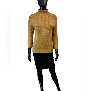George Camel Cowl Neck Sweater